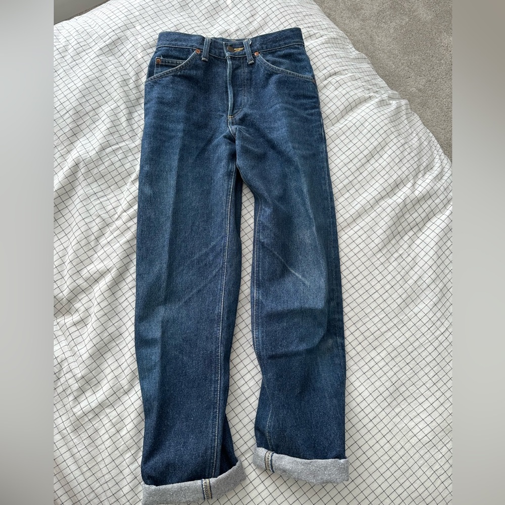Vintage Lee Jeans 0101 Rider Style Sanforized Shrunk Denim Tailored Sizes